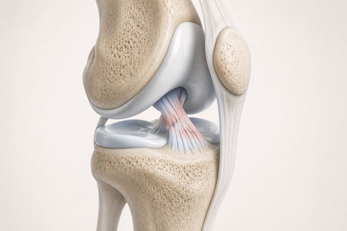 Proteger / recuperar — Representación anatómica de una lesión ligamentaria con continuidad parcial.